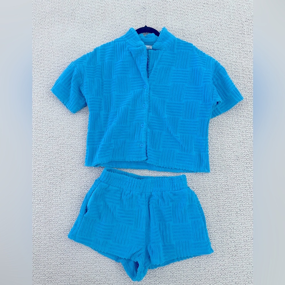 Le Lis Checkered Terry Set